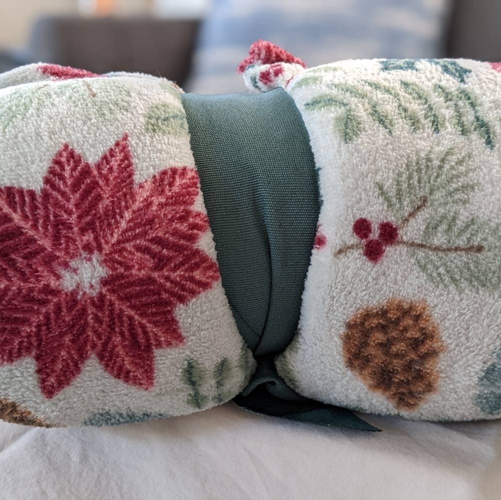 Christmas throw